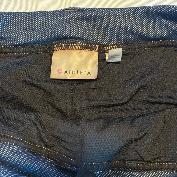 Athleta Dark Blue Mini Skirt with Short Size XL - Picture 5 of 5